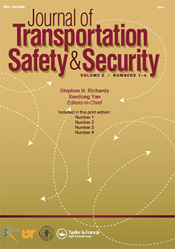 Cover of Journal of Transportation Safety & Security