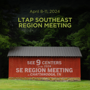 Title of event and "see rock city" barn that says "see 9 centers at the 2024 SE region meeting in chattanooga tn"