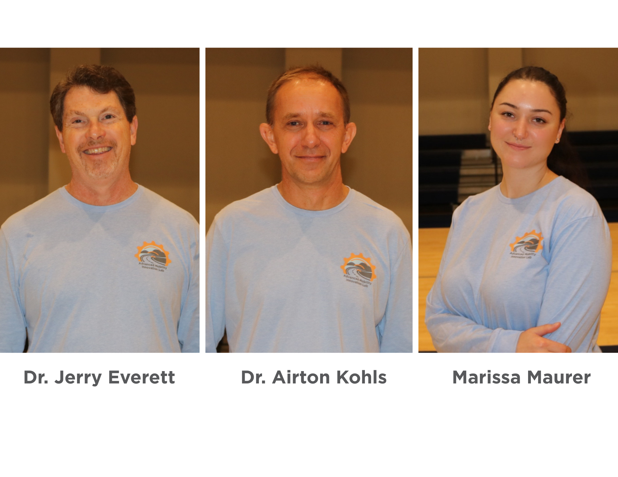 Dr Jerry Everett, Dr Airton Kohls, Marissa Maurer - headshots